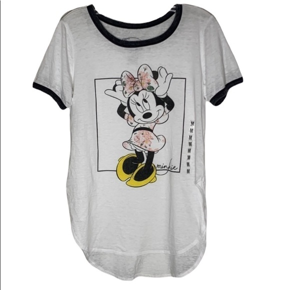 🎒Disney Minnie Mouse T-shirt women’s Medium - Picture 1 of 6